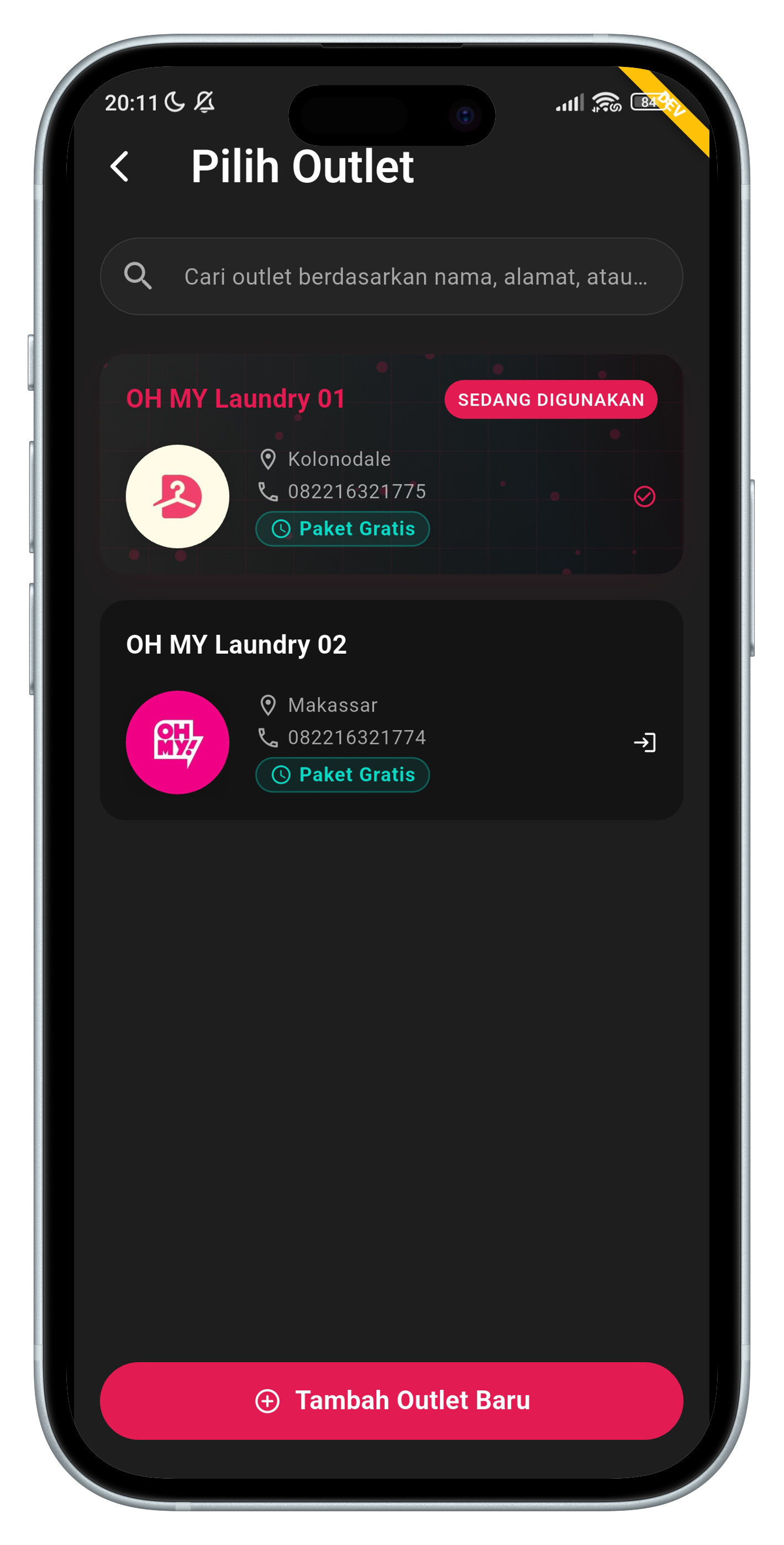 Semua cabang, layanan, dan perangkat kasir dalam satu kendali.